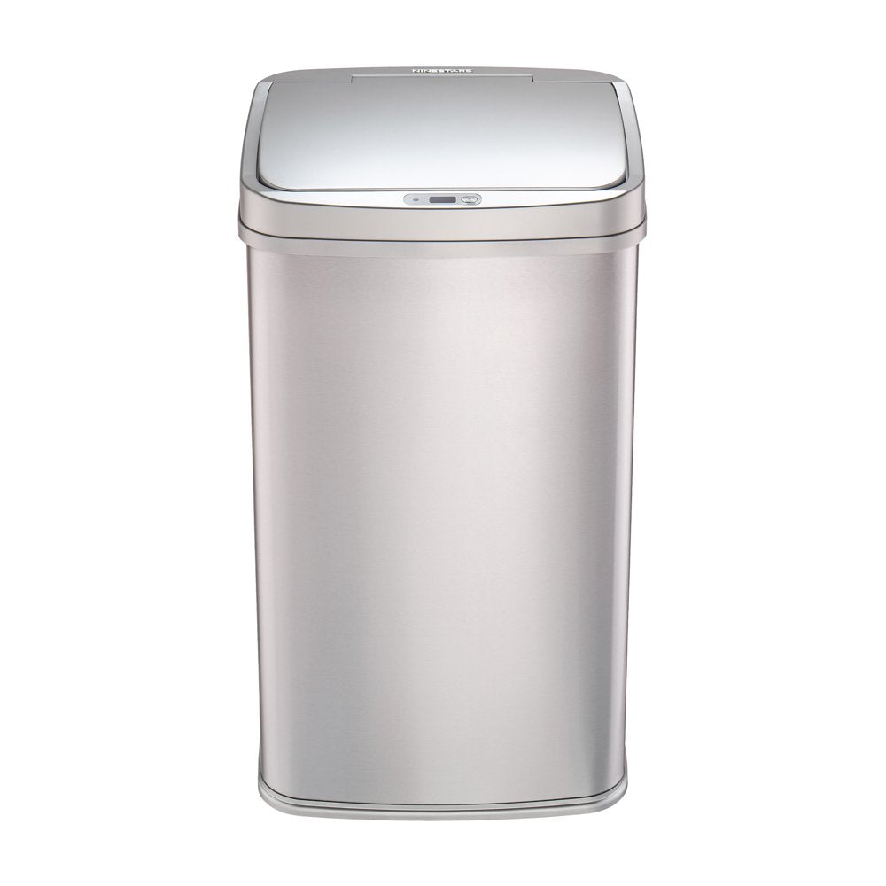 13.2 Gal Motion Sensor Trash Can, Fingerprint-Resistant