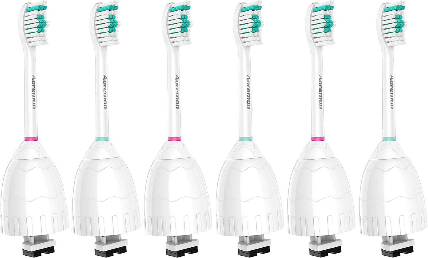 Test 4/3/25 Aoremon Replacement Toothbrush Heads for Philips Sonicare E-Series Essence HX7022/66 and other Screw-on Electric Toothbrush Model, 6 Pack