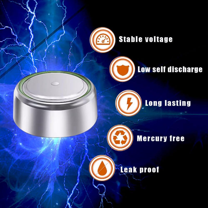 10-Pack LR41 1.5V Alkaline Button Batteries AG3 392 384 SR41 Coin Cell
