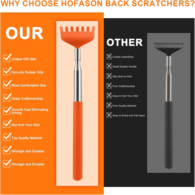 6 Pack Back Scratcher Massagers - Extendable