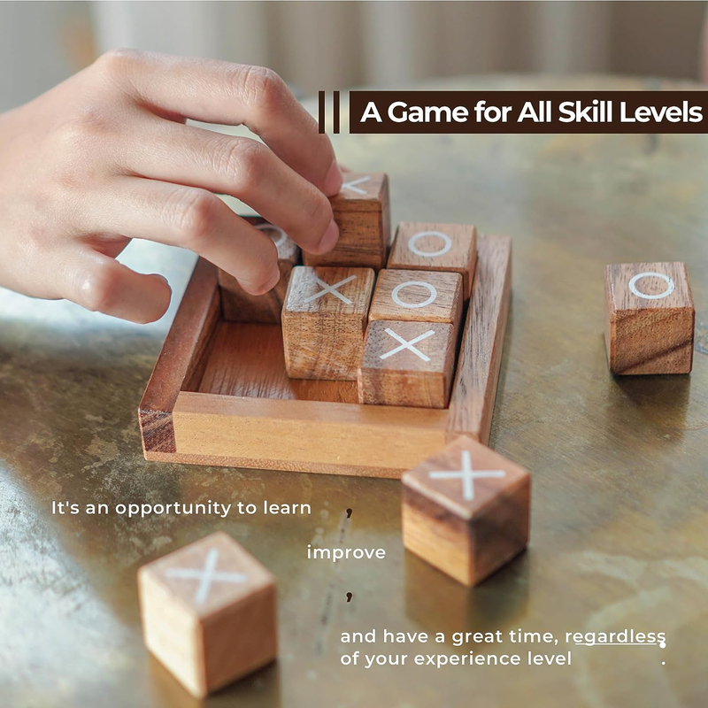 Tic Tac Toe for Kids and Adults - Coffee Table Activity