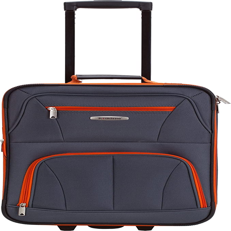 4 Piece Rockland Journey Softsided Upright Luggage Set
