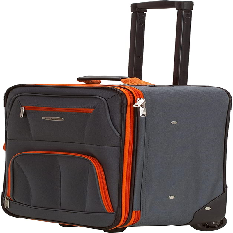 4 Piece Rockland Journey Softsided Upright Luggage Set