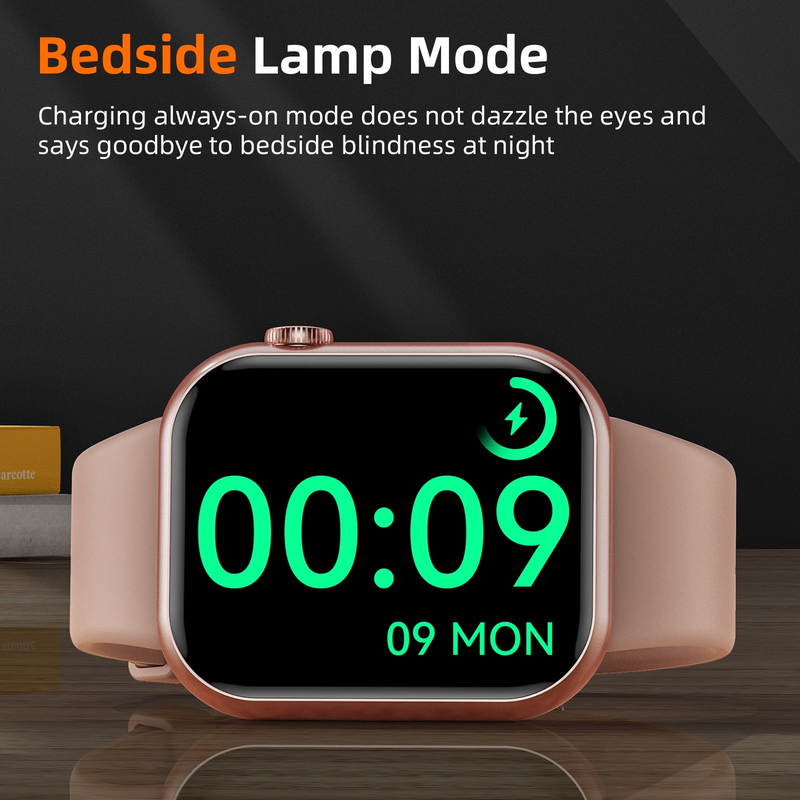 Smartwatch with 1.85" Screen - Answer/Make Calls/100+ Sports Modes/Message Reminder, IP67 Waterproof