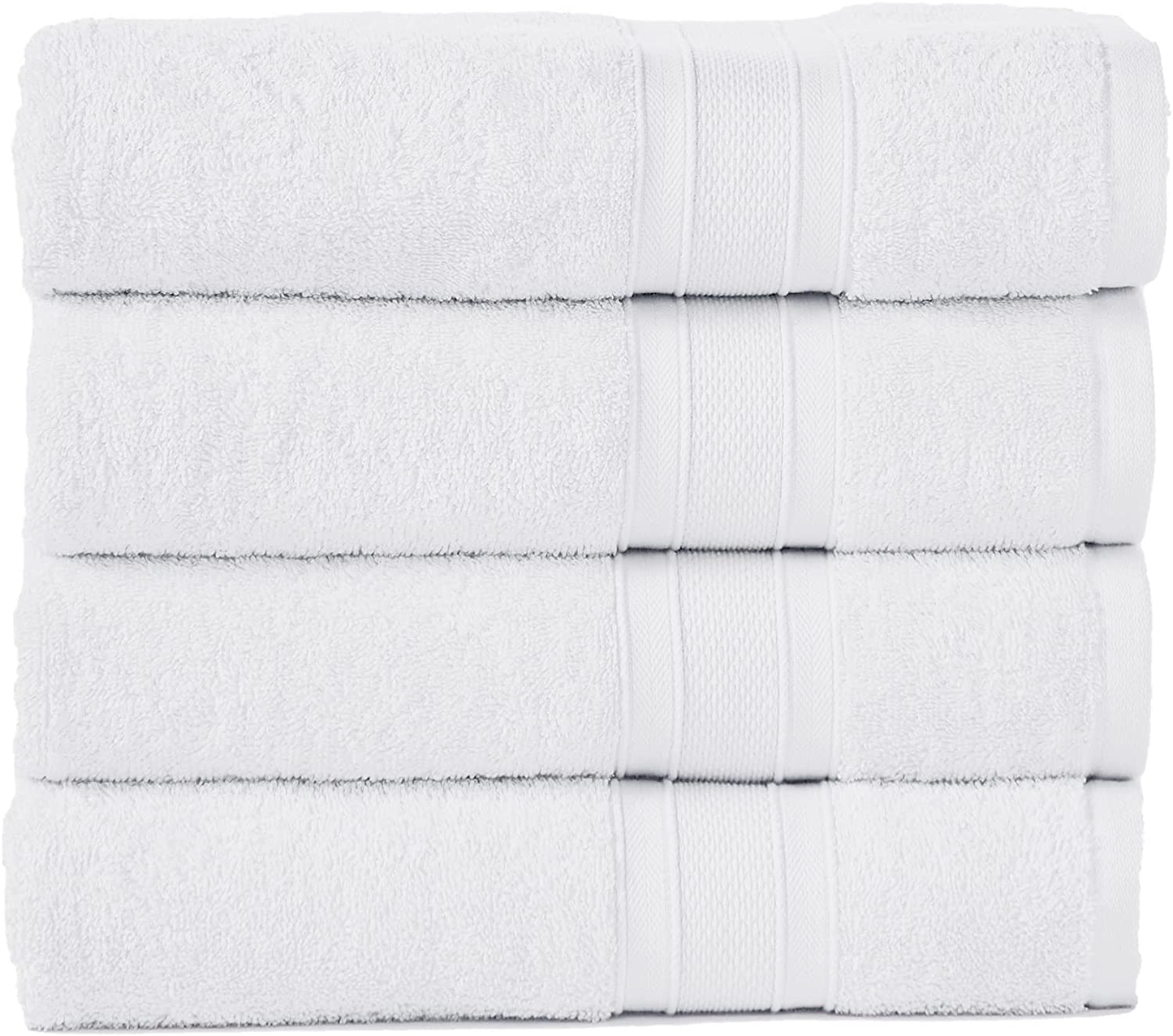Soft Comfort 100% Air Rich Cotton Yarn Towels, 6 Piece Set - 6 Wash Cloth, Super Soft, High Absorbent, 550 GSM, Machine Washable (Sand)