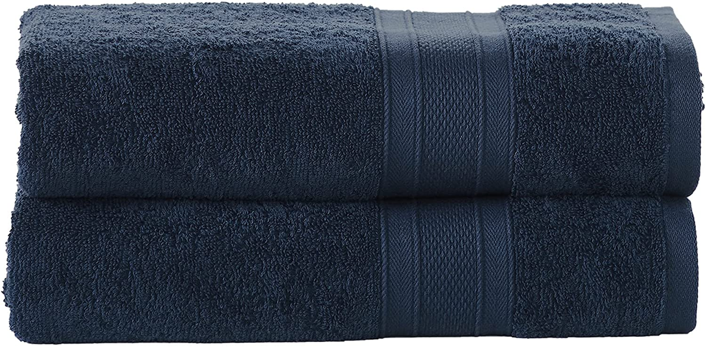 Soft Comfort 100% Air Rich Cotton Yarn Towels, 6 Piece Set - 6 Wash Cloth, Super Soft, High Absorbent, 550 GSM, Machine Washable (Sand)
