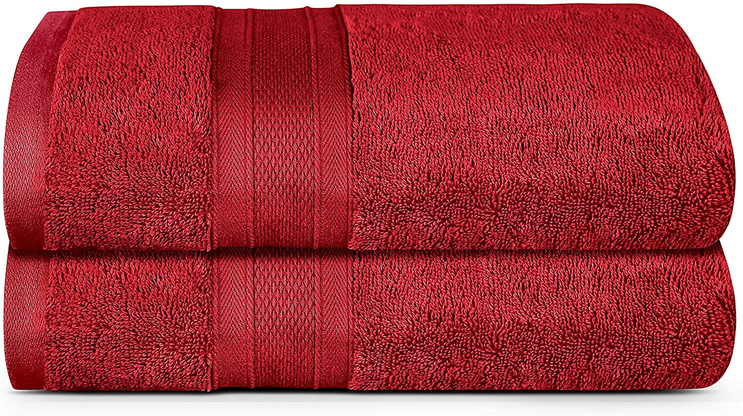 Soft Comfort 100% Air Rich Cotton Yarn Towels, 6 Piece Set - 6 Wash Cloth, Super Soft, High Absorbent, 550 GSM, Machine Washable (Sand)