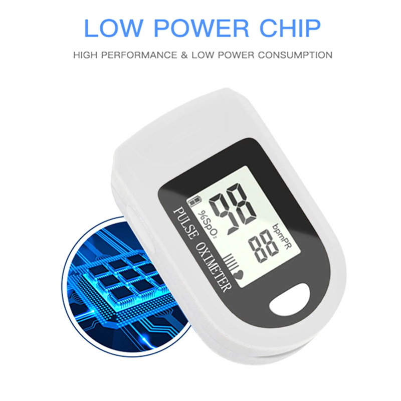 Fingertip Pulse Oximeter, Fast Spo2 Reading with OLED Screen