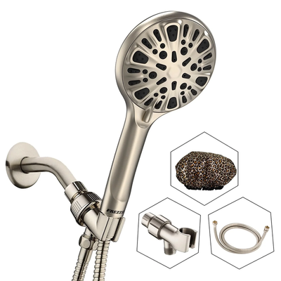 High Pressure Shower Head with Handheld 9 Spray Settings Detachable with Hose