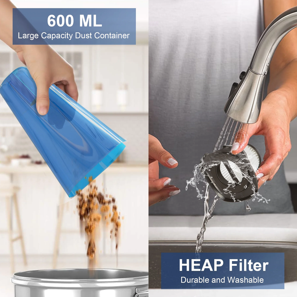 3-In-1 Corded Stick Vacuum Cleaners, 25Kpa Lightweight Handheld Multi-Surface
