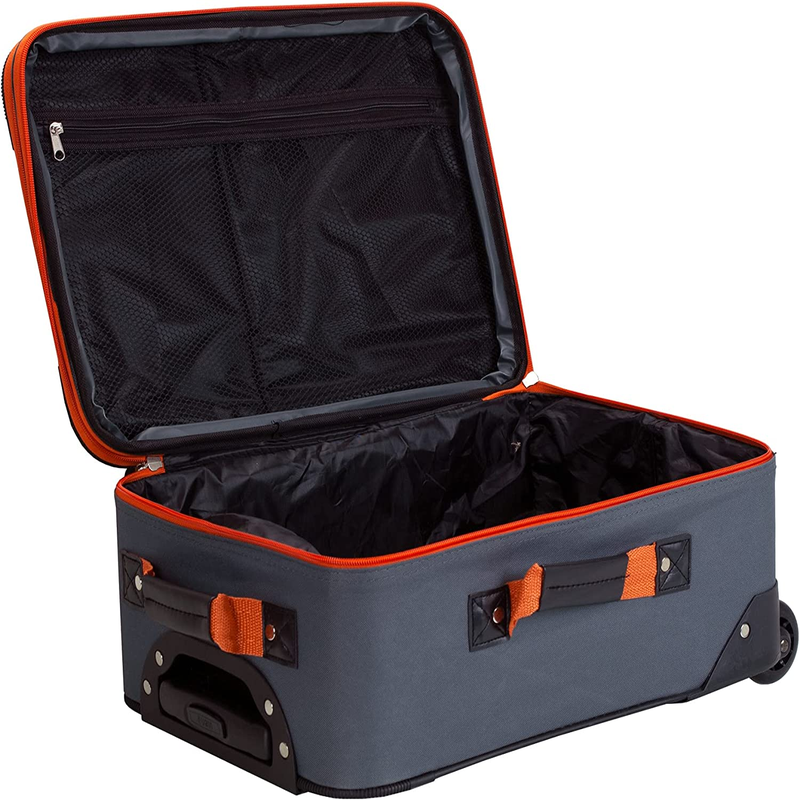 4 Piece Rockland Journey Softsided Upright Luggage Set