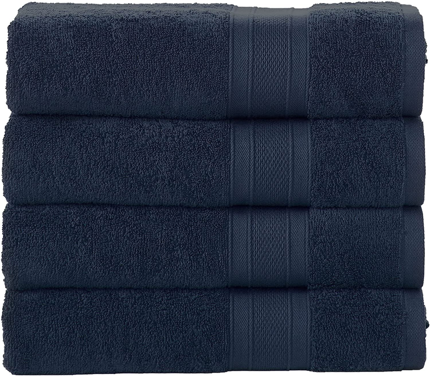 Soft Comfort 100% Air Rich Cotton Yarn Towels, 6 Piece Set - 6 Wash Cloth, Super Soft, High Absorbent, 550 GSM, Machine Washable (Sand)