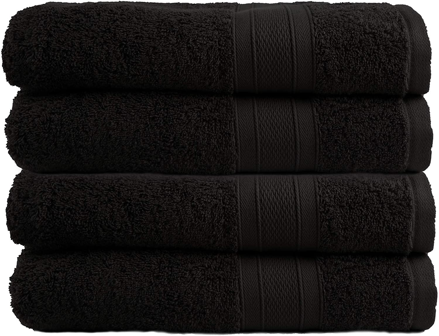 Soft Comfort 100% Air Rich Cotton Yarn Towels, 6 Piece Set - 6 Wash Cloth, Super Soft, High Absorbent, 550 GSM, Machine Washable (Sand)