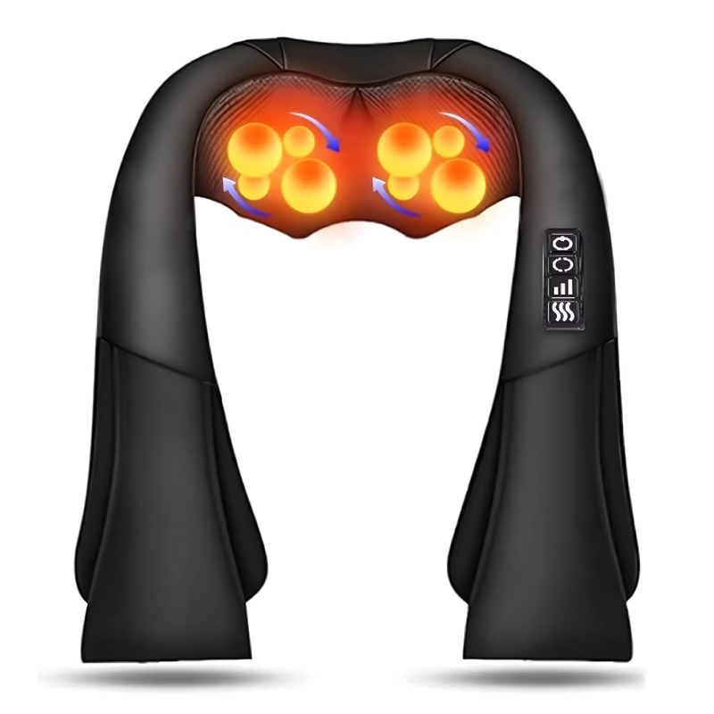 Shiatsu Neck, Shoulder and Back Massager with Heat - Deep Kneading Massage