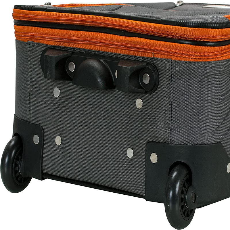4 Piece Rockland Journey Softsided Upright Luggage Set