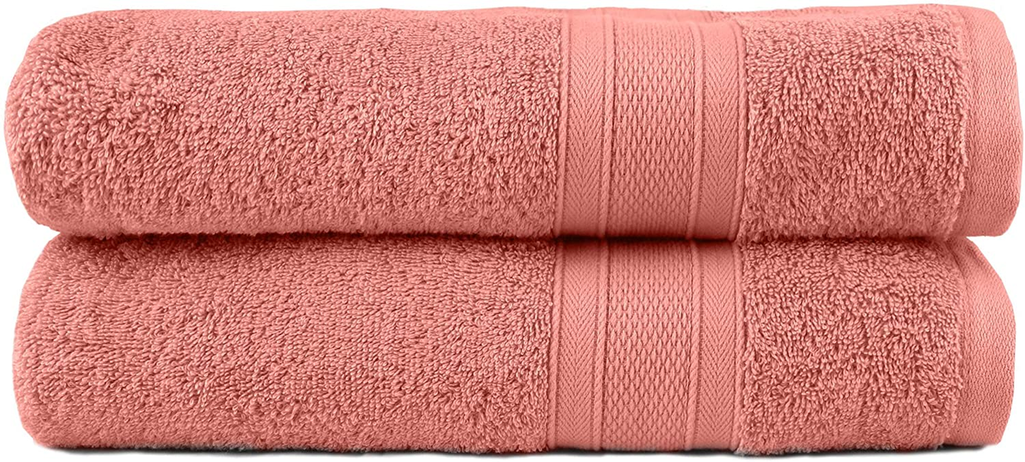Soft Comfort 100% Air Rich Cotton Yarn Towels, 6 Piece Set - 6 Wash Cloth, Super Soft, High Absorbent, 550 GSM, Machine Washable (Sand)