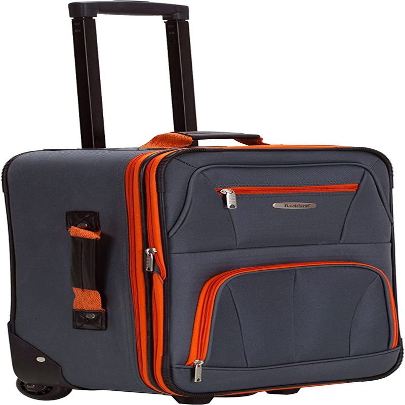 4 Piece Rockland Journey Softsided Upright Luggage Set