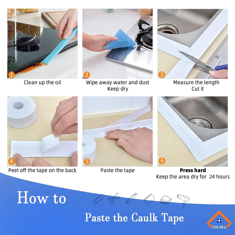 Toilet Self Adhesive -Waterproof Caulk Sealant Tape
