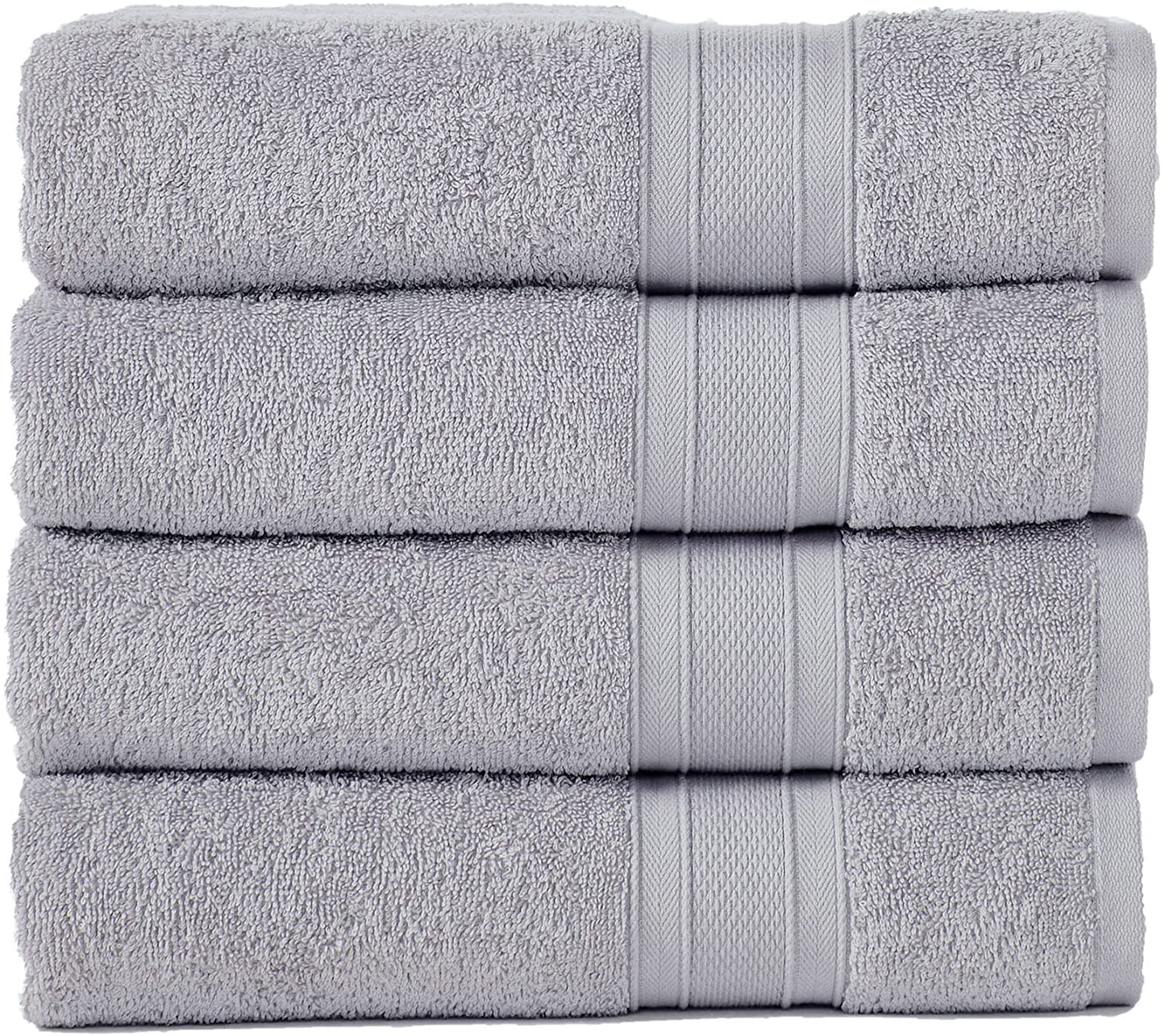 Soft Comfort 100% Air Rich Cotton Yarn Towels, 6 Piece Set - 6 Wash Cloth, Super Soft, High Absorbent, 550 GSM, Machine Washable (Sand)