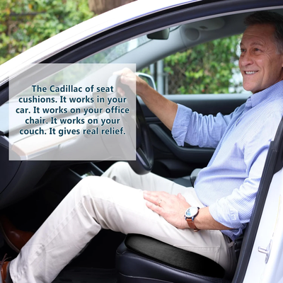 Memory Foam Cooling Gel Seat Cushion for Tailbone Pain Relief