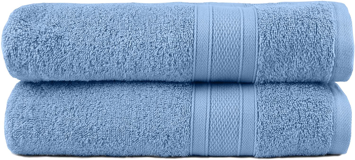 Soft Comfort 100% Air Rich Cotton Yarn Towels, 6 Piece Set - 6 Wash Cloth, Super Soft, High Absorbent, 550 GSM, Machine Washable (Sand)