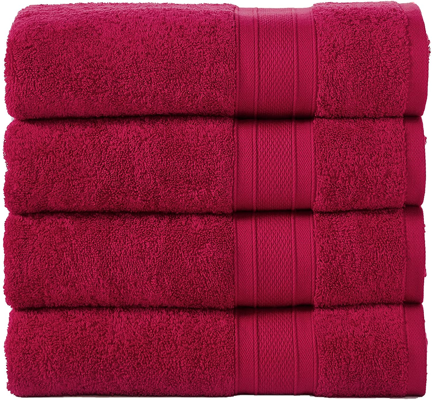 Soft Comfort 100% Air Rich Cotton Yarn Towels, 6 Piece Set - 6 Wash Cloth, Super Soft, High Absorbent, 550 GSM, Machine Washable (Sand)