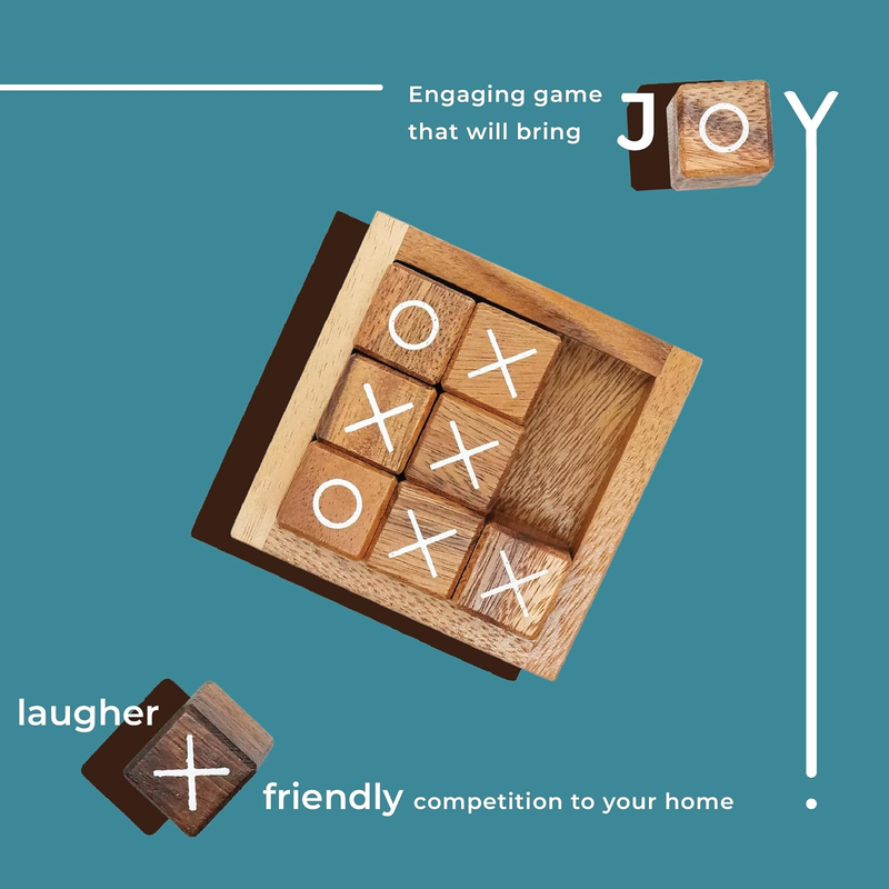 Tic Tac Toe for Kids and Adults - Coffee Table Activity