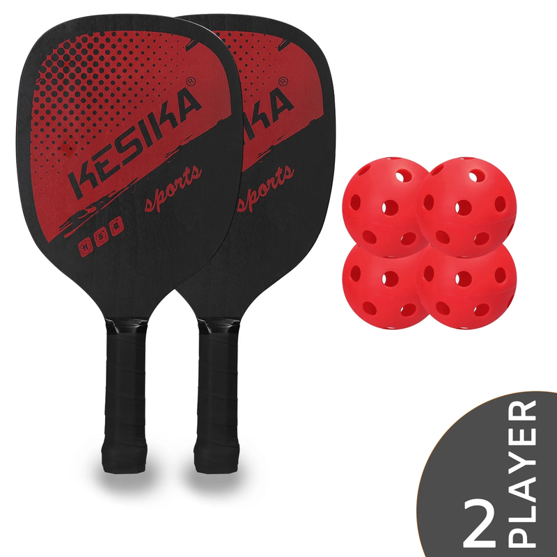 7 Piece Set - Pickleball Paddle Set with Carrying Bag