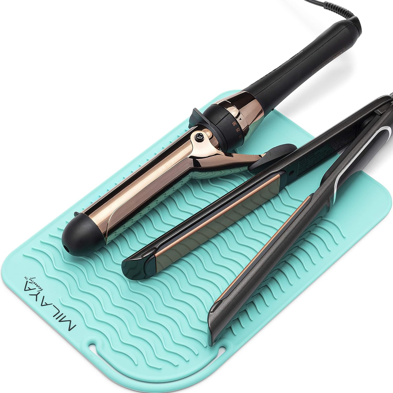 Silicone Heat Resistant Mat for Curling Irons and Flat Irons
