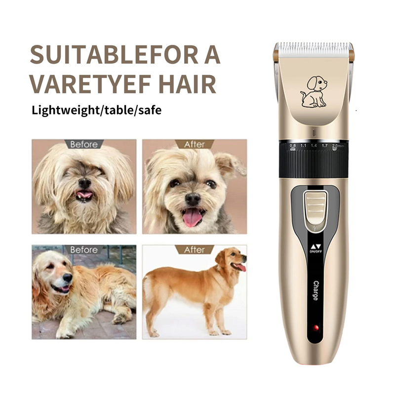 4-in-1 Pet Cordless Grooming Trimmer Kit