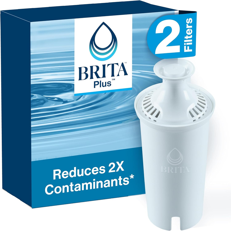 BPA-Free Water Filter for Pitchers,-Reduces Contaminants, Lasts 40 Gallons