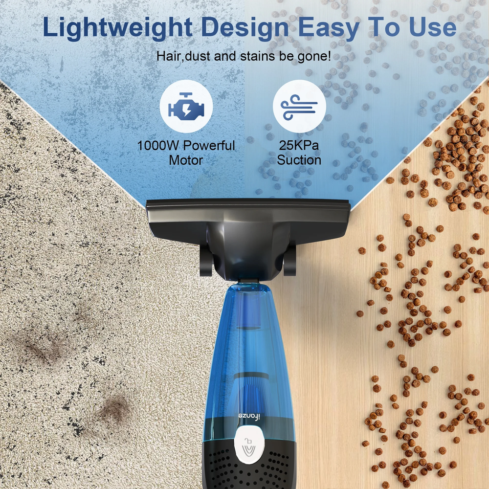 3-In-1 Corded Stick Vacuum Cleaners, 25Kpa Lightweight Handheld Multi-Surface