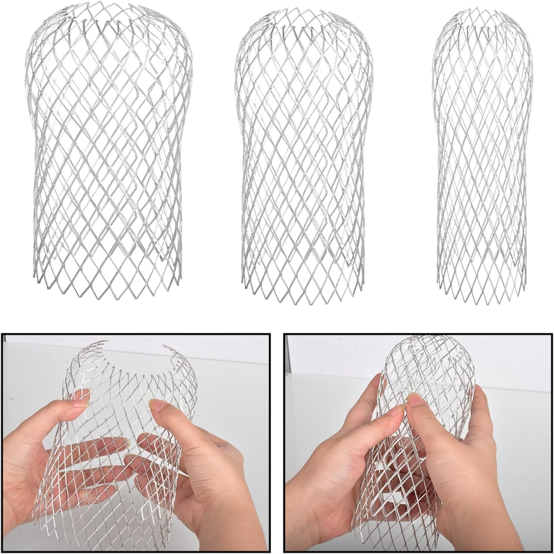 Multi-Pack Gutter Downspout Guard - 3.5 Inch Adjustable Aluminum Leaf Filter