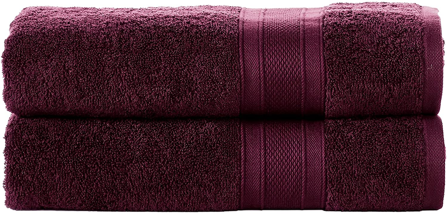 Soft Comfort 100% Air Rich Cotton Yarn Towels, 6 Piece Set - 6 Wash Cloth, Super Soft, High Absorbent, 550 GSM, Machine Washable (Sand)