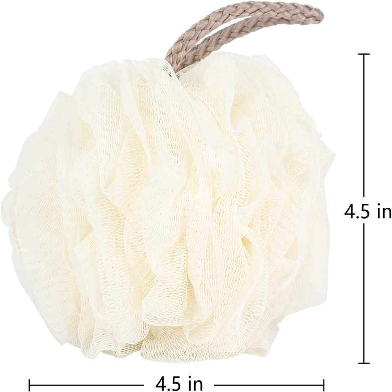 4 Pack of Shower Loofahs Bath Sponges