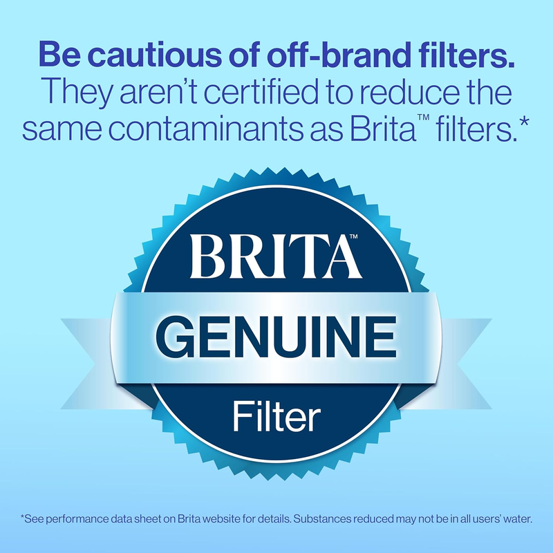 BPA-Free Water Filter for Pitchers,-Reduces Contaminants, Lasts 40 Gallons