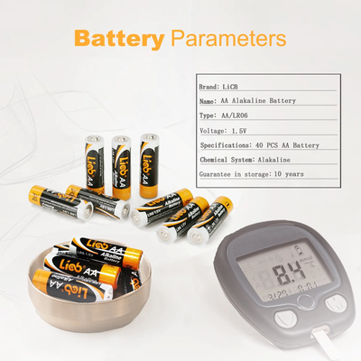 40 Pack 1.5 Volts Alkaline AA Batteries 40 Pack, Long-Lasting