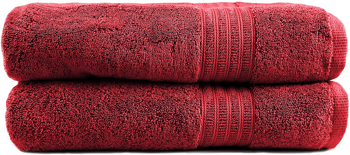 Soft Comfort 100% Air Rich Cotton Yarn Towels, 6 Piece Set - 6 Wash Cloth, Super Soft, High Absorbent, 550 GSM, Machine Washable (Sand)