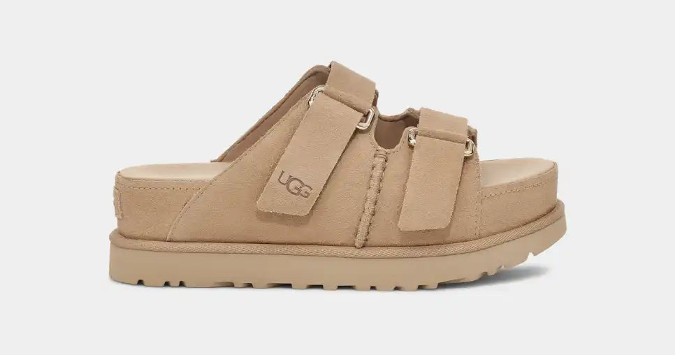 UGG Goldenstar Hi Slide - Sand - Open Box - Final Sale