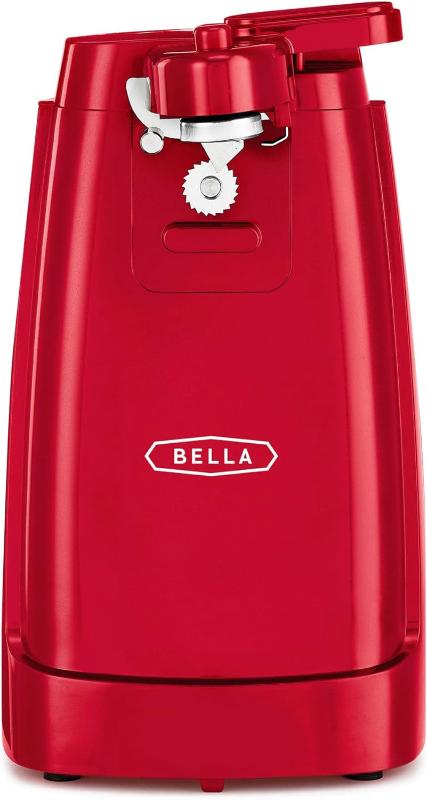 Multifunctional Electric Can Opener and Knife Sharpener with Cord Storage