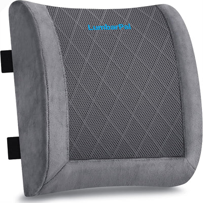 Lumbar Memory Foam Support Pillow - for Posture and Pain Relief