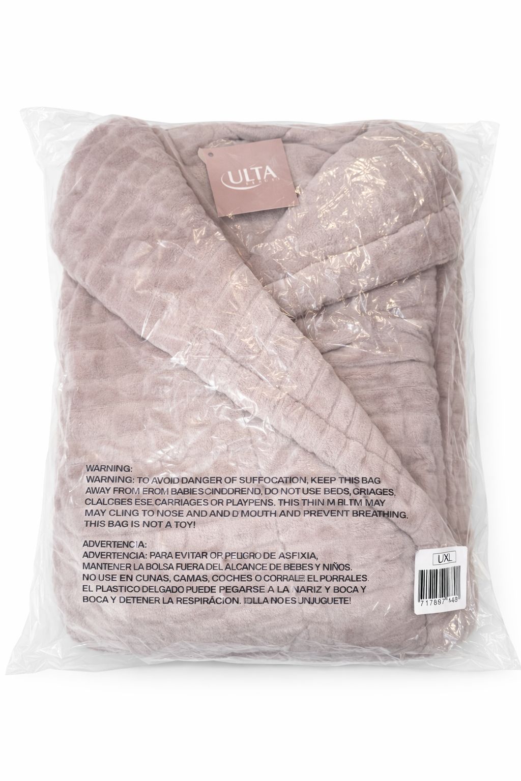 Ulta Beauty Cozy Waffle Knit Bath Robe – Premium Comfort Robe SIZE-L