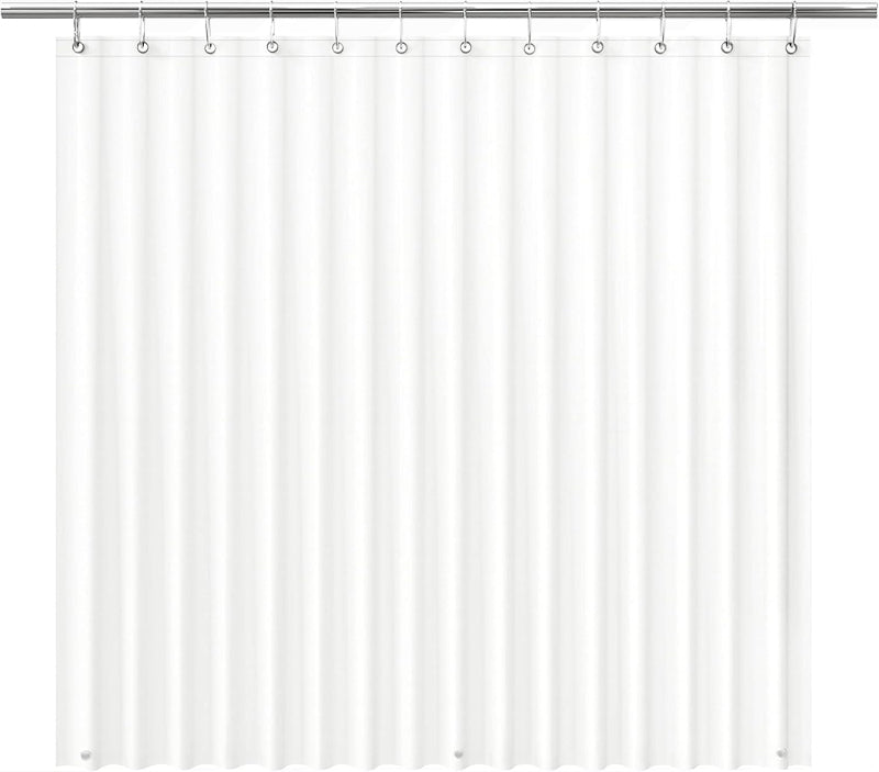 Shower Curtain Liner, 72x72 PEVA Waterproof with Rust-Proof Grommets