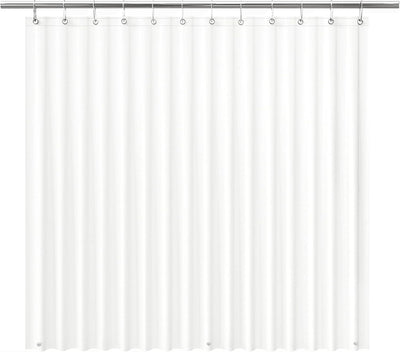 Shower Curtain Liner, 72x72 PEVA Waterproof with Rust-Proof Grommets