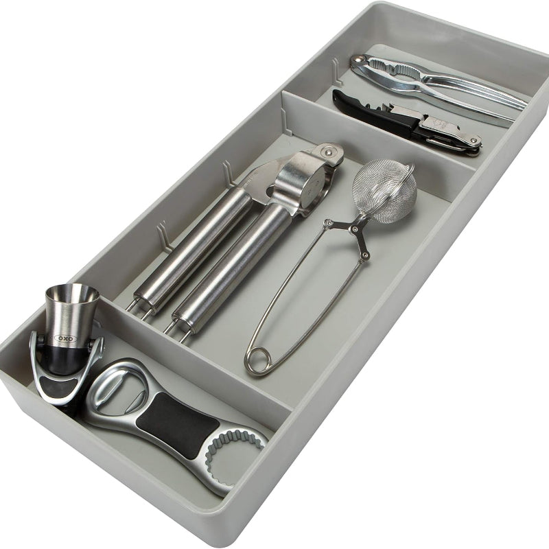 Cutlery Drawer Organizer, Utensil Tray for Silverware and Flatware Storage