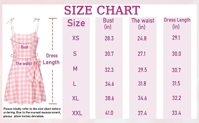 Women's Costume Dress Outfit Adult Pink Party Movie Cosplay Halloween Costume with Accessories