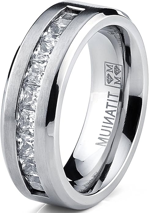 Metal Masters Titanium Men's Wedding Band Engagement Ring (Size 6)