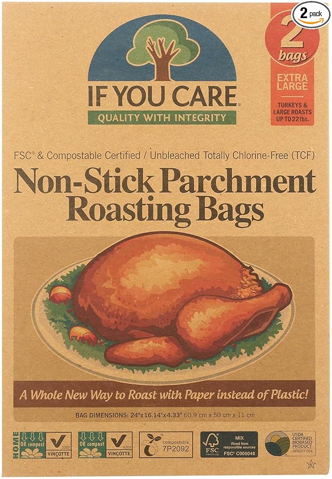 If You Care Parchment Roasting Bags, Non Stick, XL