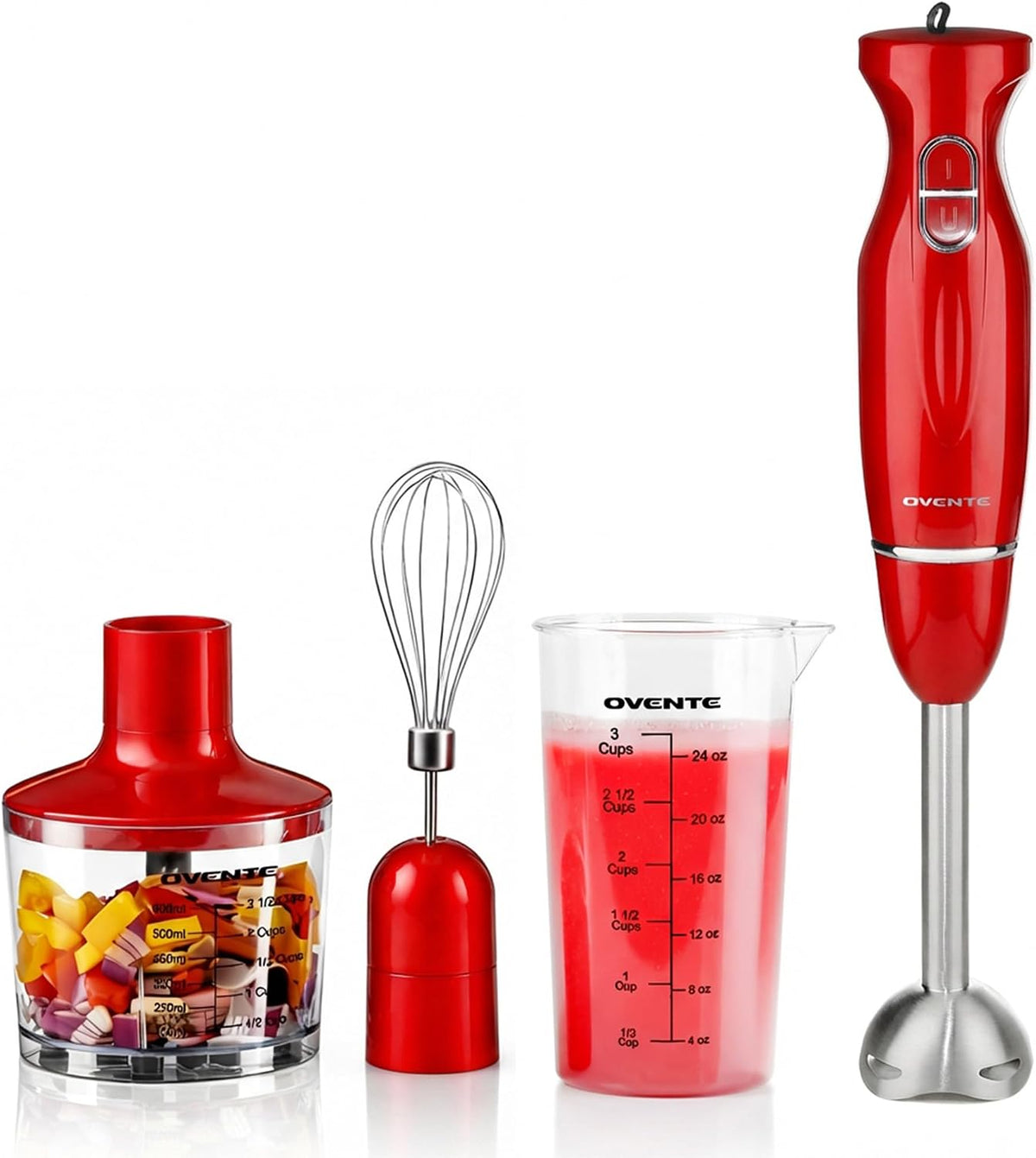 300W Electric Corded Hand Blender with 2 Mixing Speeds