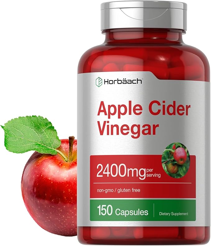 Apple Cider Vinegar Capsules | 2400Mg | 150 Pills | Non-Gmo, Gluten Free Supplement